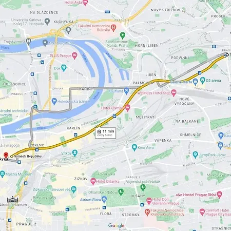 Apartment Entire Apartment, Near Clarion, O2 Arena, Metro 3 Min, Easter Market In Center 15 Min Prag